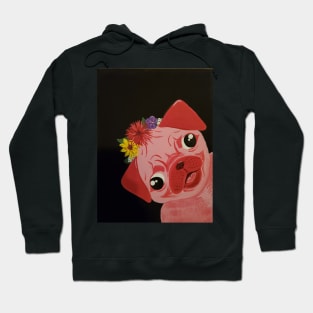 Pink Pug Original Hoodie